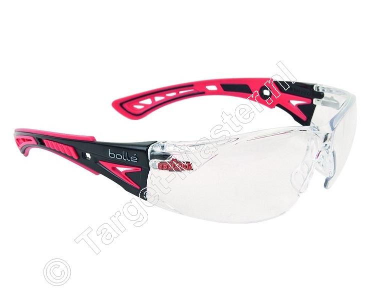 DaGrecker RUSH+ Safety Shooting Glasses color Clear